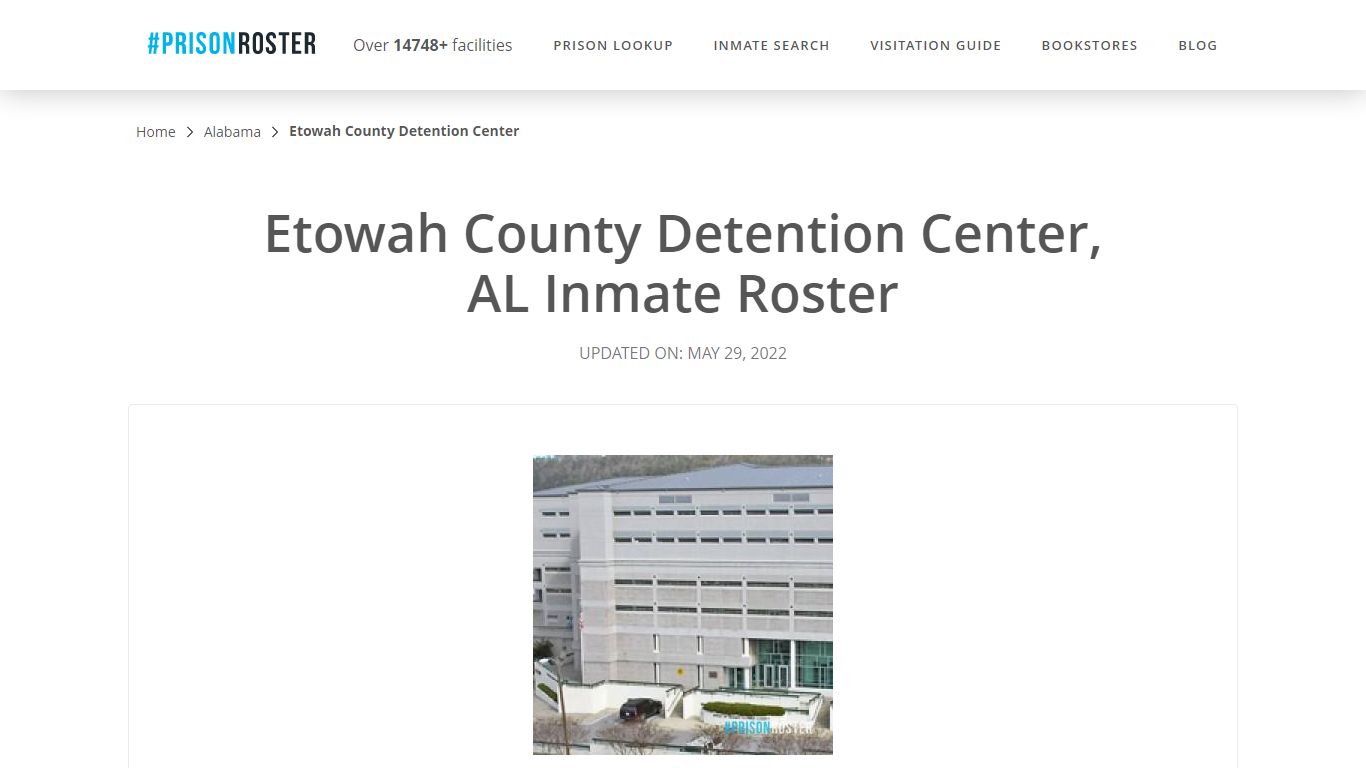 Etowah County Detention Center, AL Inmate Roster - Prisonroster